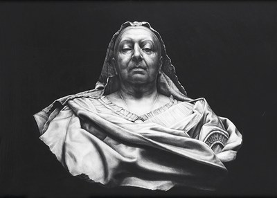 Queen Victoria Kepa Garraza I2016 I100 x 140 cm IPastel/papel